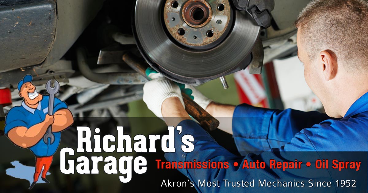Undercarriage Oil Spray for Cars or Trucks in Akron Richard's Garage